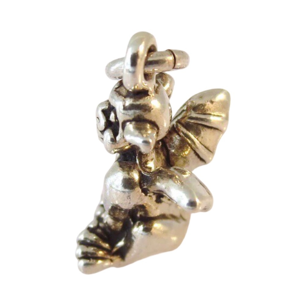 Silver Gargoyle Pendant - Picture 2 of 7